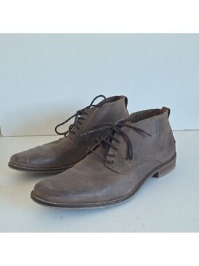 TYPE Z | Limited Edition Brown Leather Oxford Shoes Boots Hand Crafted Sz 10